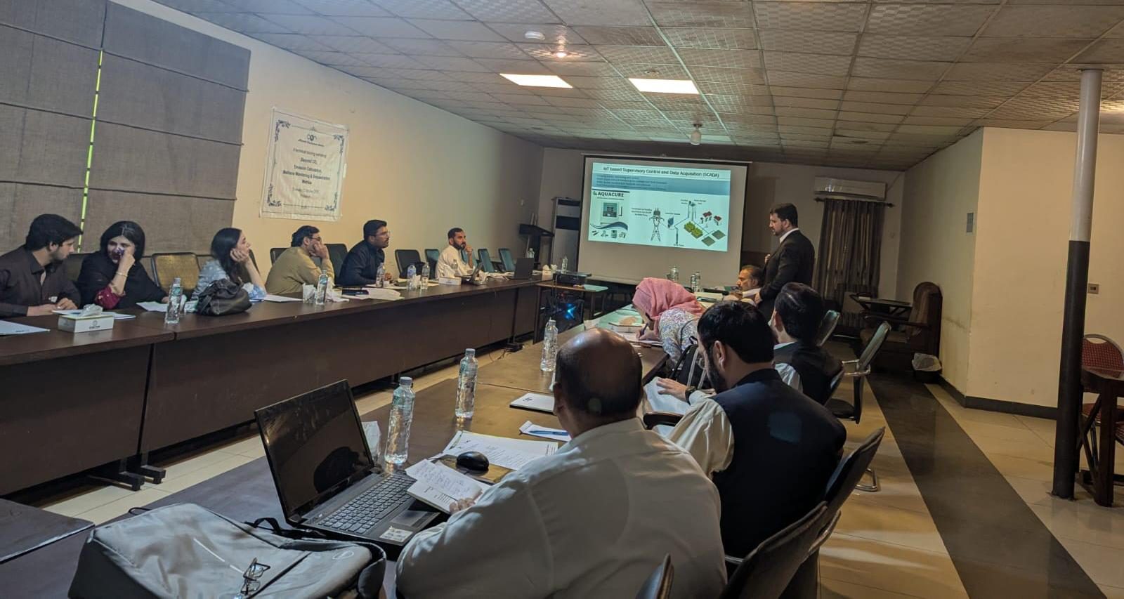 'Beyond CO2' technical training workshop on emission calculation and methane monitoring, Peshawar.