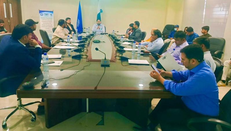 Photo from the report: panel discussion at ADS's seminar 'Energy Security and Sustainable Industrial Growth in Pakistan.'